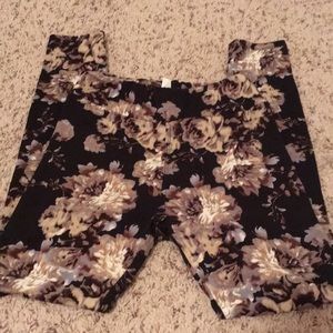 Floral leggings